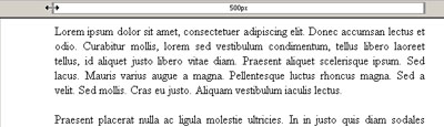 Teksti laiuse ja paiknemise seadistamine