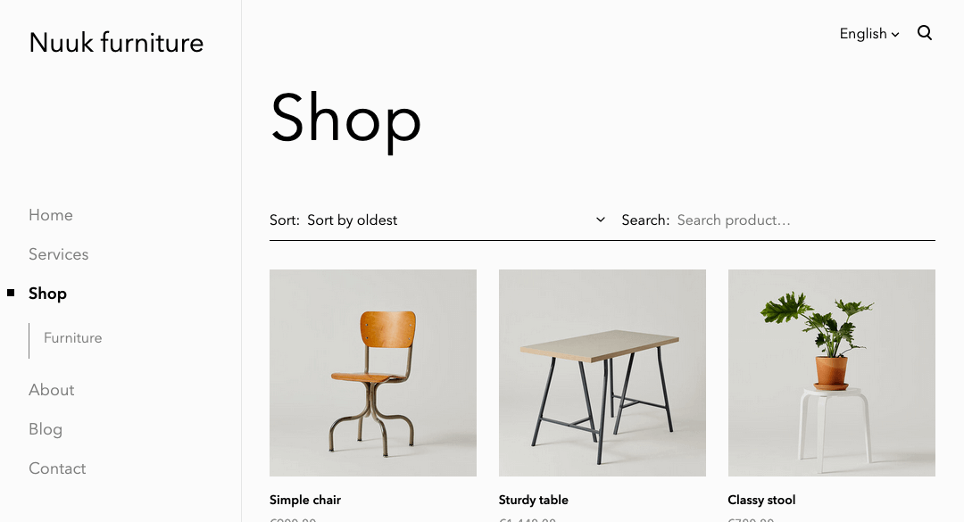 Voog Online Store